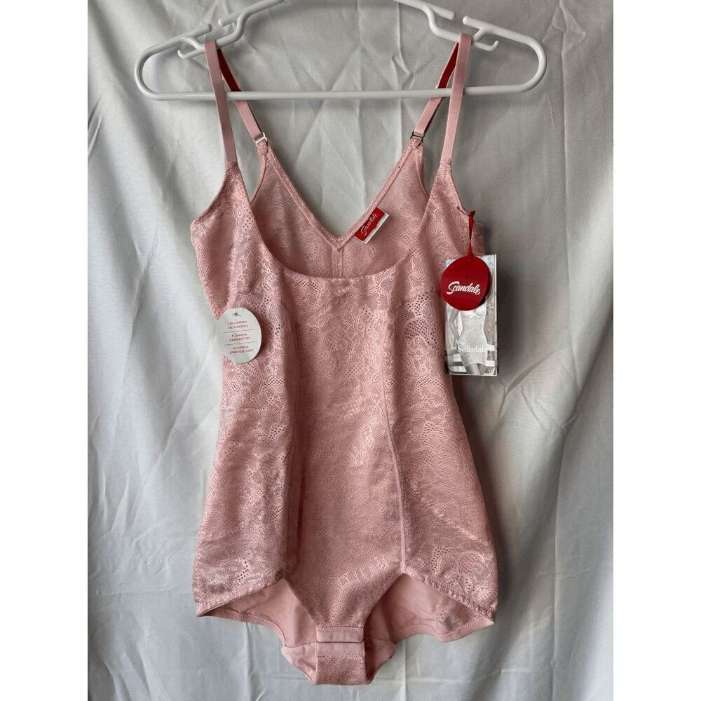 Scandale the Braless Bodysuit in Vintage Rose Womens Size Medium